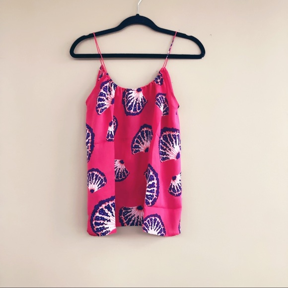 NEW • Tucker NYC • The Camisole Raspberry Fans - Picture 2 of 5